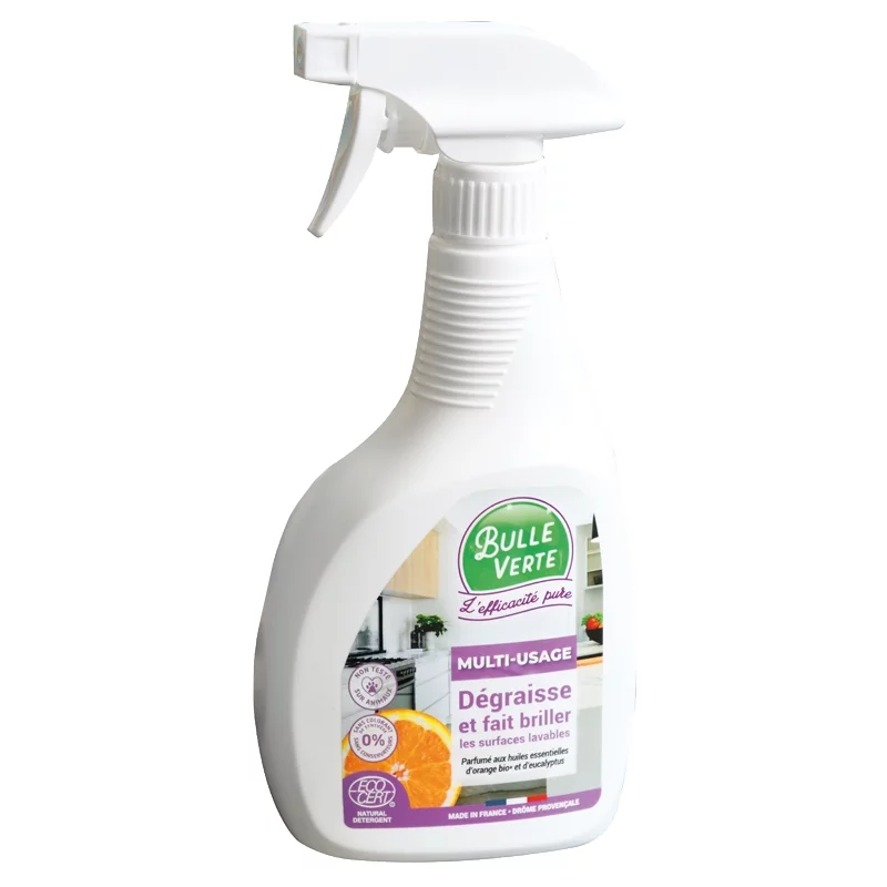 Mehrzweckspray Öko Orange & Eukalyptus - 500ml - Bulle Verte