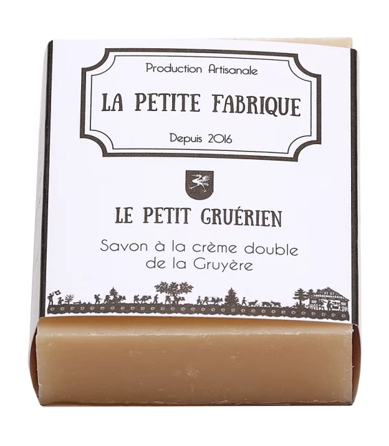 Savon naturel crème double - 100g - La Petite Fabrique