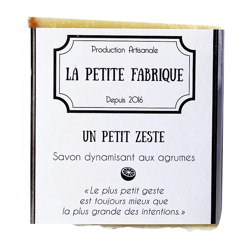 Savon dynamisant naturel agrumes - 100g - La Petite Fabrique