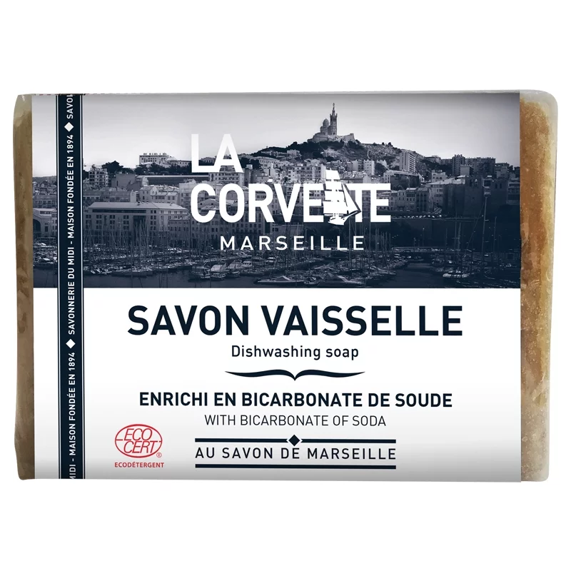 Savon vaisselle écologique bicarbonate de soude - 200g - La Corvette