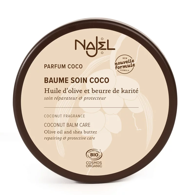 Baume soin BIO coco, olive & karité - 100g - Najel