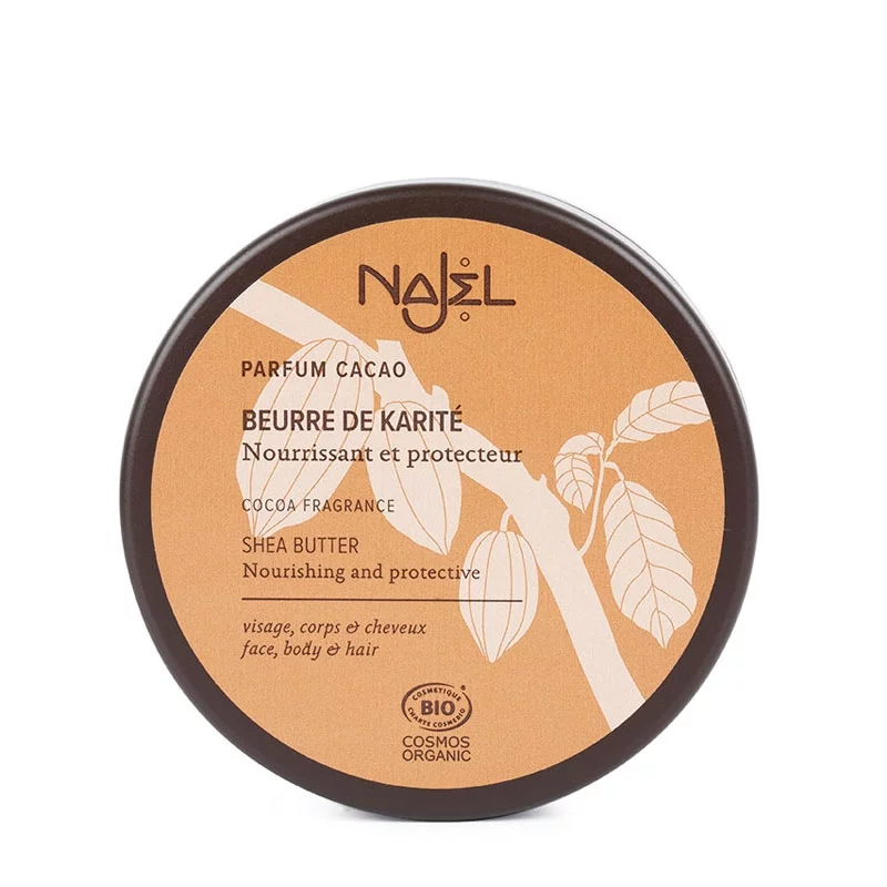 Beurre de karité BIO parfum cacao - 100g - Najel