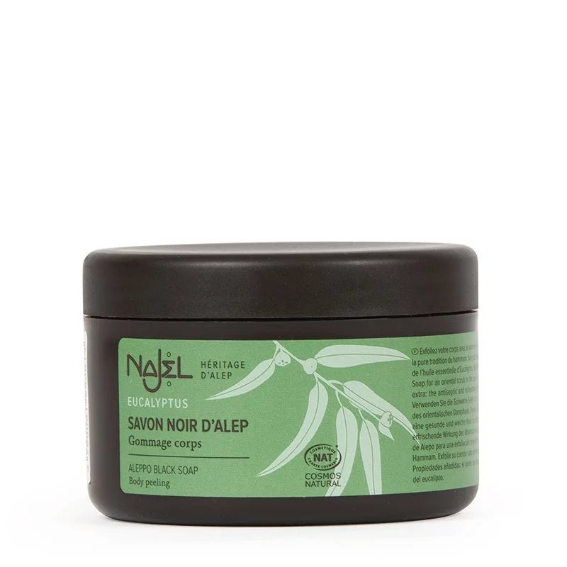 Savon noir d'Alep naturel eucalyptus - 200ml - Najel