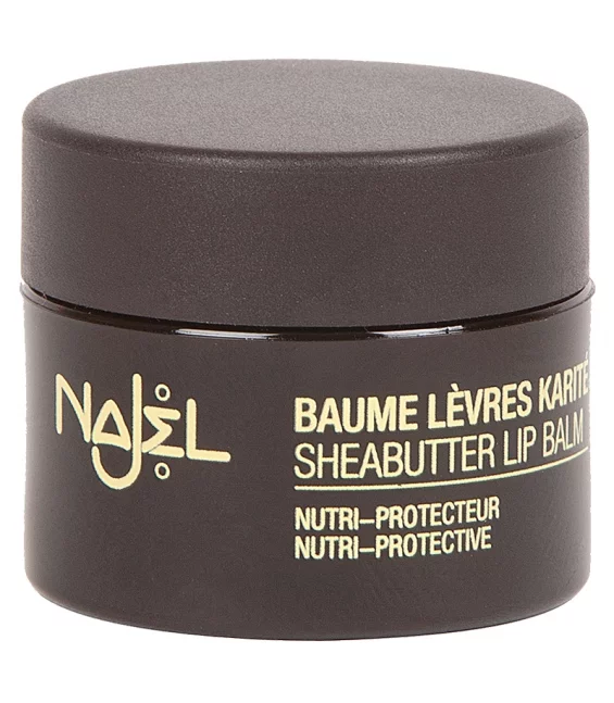 Natürlicher Lippenbalsam Sheabutter ohne Duftstoffe - 10ml - Najel