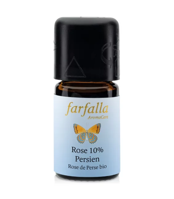 Huile essentielle Rose de Perse 10% (90% huile jojoba) BIO - 5ml - Farfalla