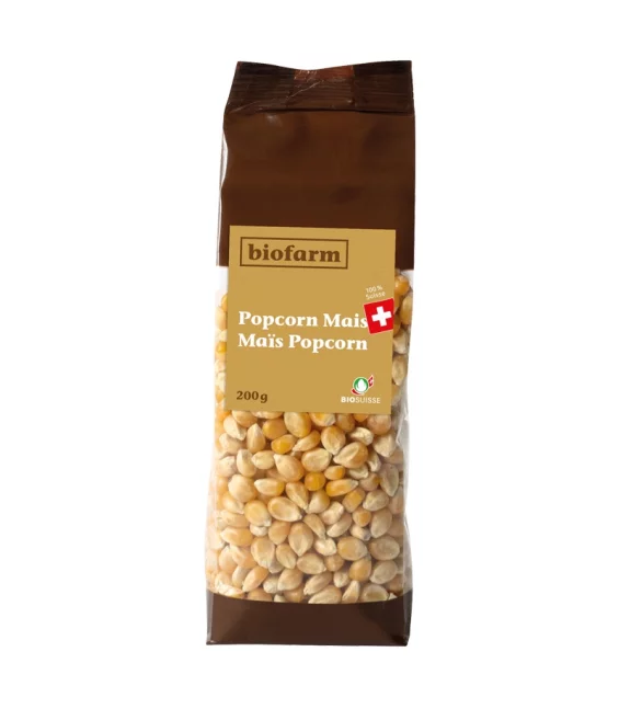 Maïs pour popcorn suisse BIO - 200g - Biofarm