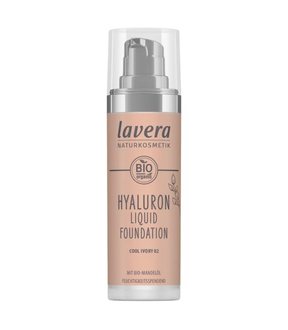 Fond de teint liquide Hyaluron BIO N°01 Ivory - 30ml - Lavera