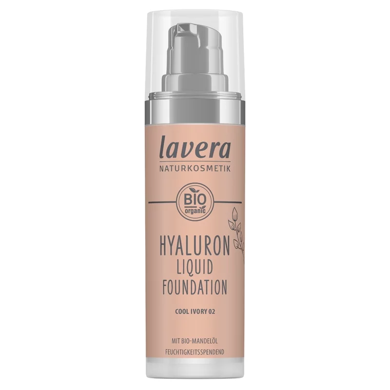 Fond de teint liquide Hyaluron BIO N°01 Ivory - 30ml - Lavera