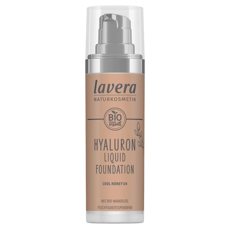 BIO-Make-up Liquid Hyaluron N°04 Cool Honey - 30ml - Lavera