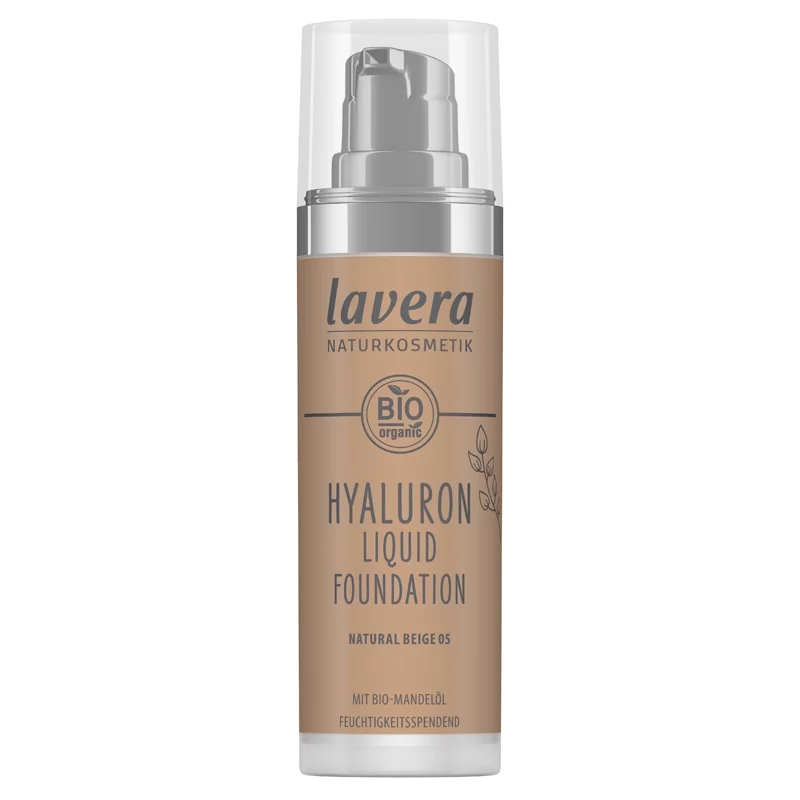 Fond de teint liquide Hyaluron BIO N°05 Natural Beige - 30ml - Lavera