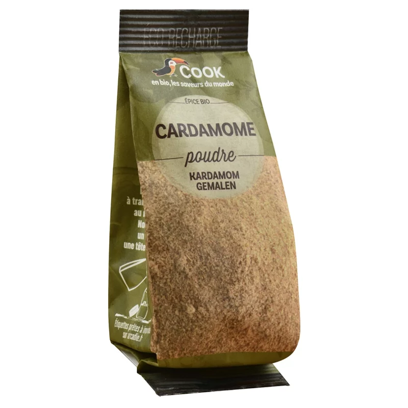 Recharge Cardamome en poudre BIO - 35g - Cook