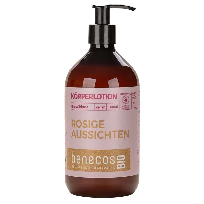 BIO-Körperlotion Wildrose - 500ml - Benecos