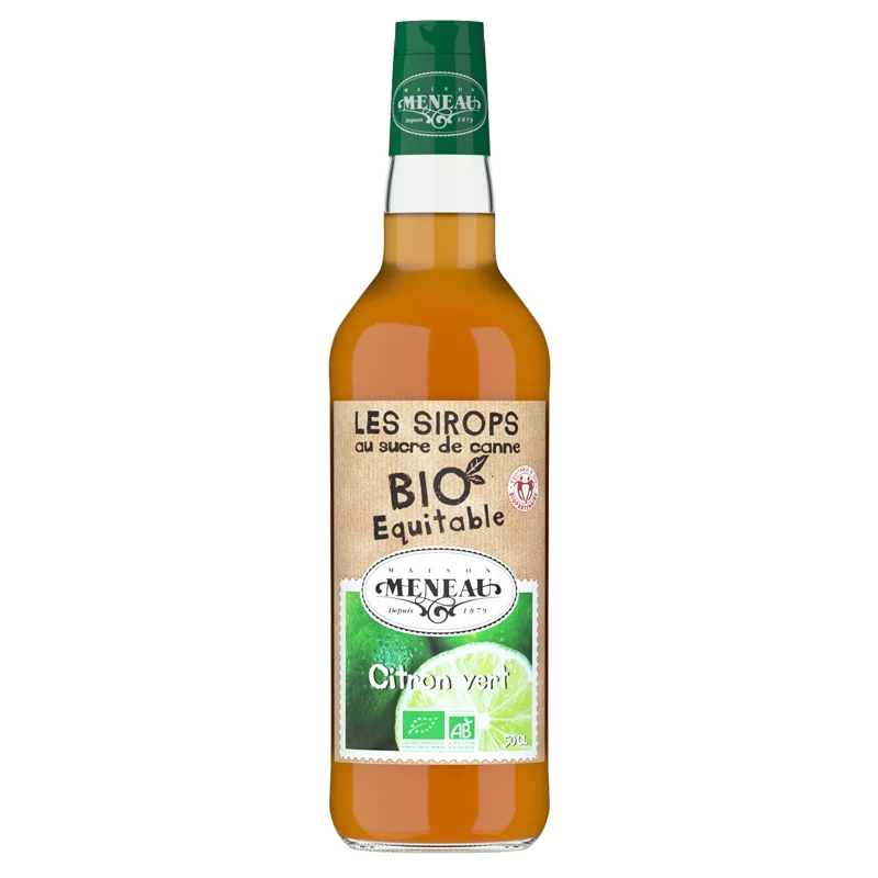 Sirop de citron vert BIO - 50cl - Meneau