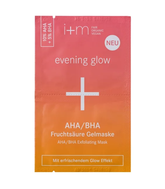 Masque gel naturel acides de fruits AHA/BHA - 4ml - i+m