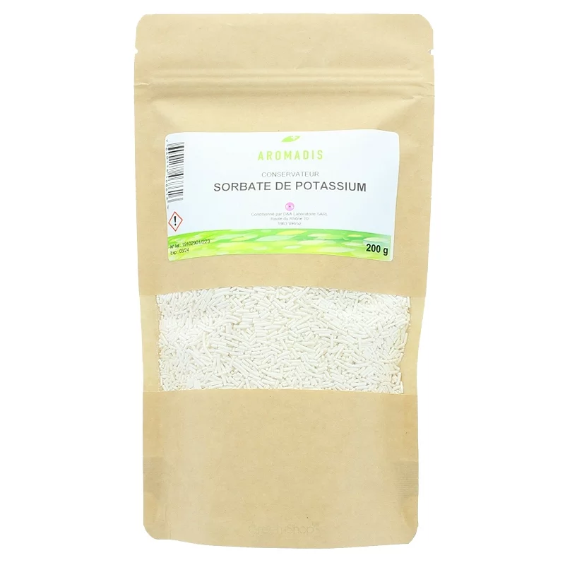 Natürliches Konservierungsmittel Kaliumsorbat - 200g - Aromadis