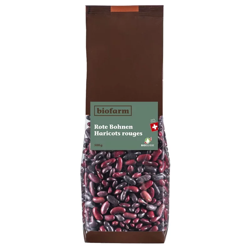 Haricots rouges suisses BIO - 500g - Biofarm