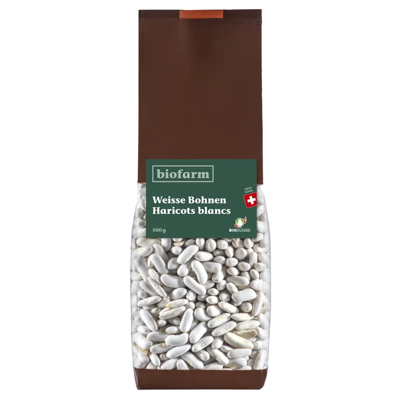 BIO-Bohnen weiss Schweiz - 500g - Biofarm