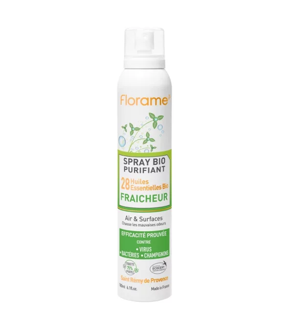 Reinigendes BIO-Spray Frische 28 Ätherische Öle - 180ml - Florame