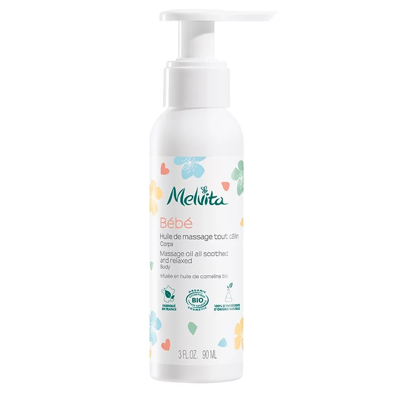 Huile de massage bébé BIO cameline - 90ml - Melvita