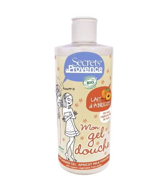 BIO-Duschgel Aprikosenmilch - 500ml - Secrets de Provence
