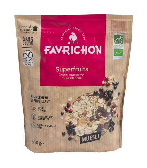 BIO-Müesli Superfrüchte - 500g - Favrichon