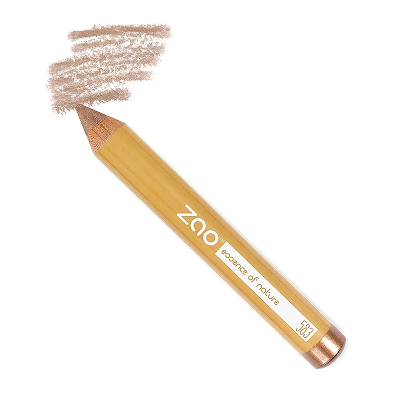 BIO-Augenstift Jumbo mit breiter Mine Irisierendes Taupe N°583 - 2,1g - Zao