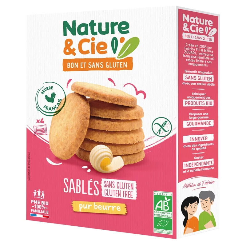 Sablés pur beurre BIO - 135g - Nature&Cie