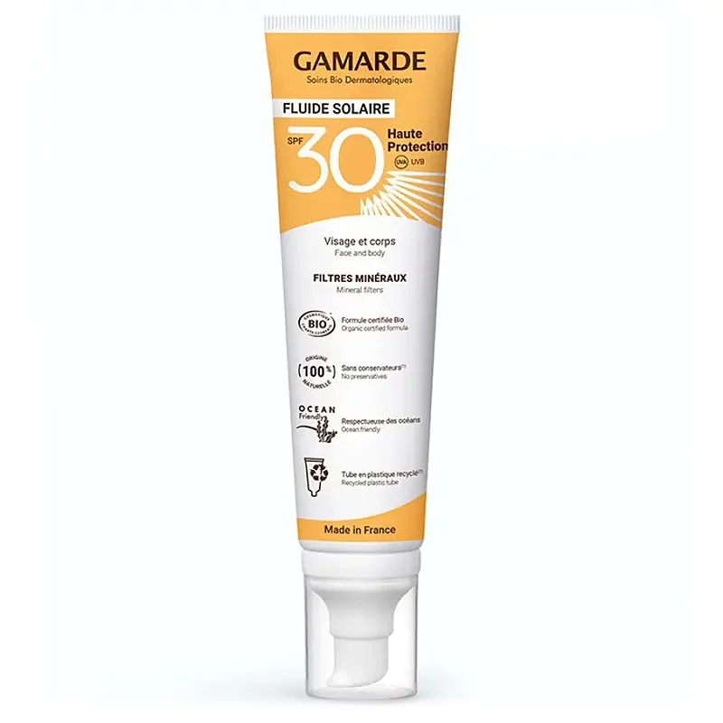 GamARde - Fluide solaire bébé SPF 50 Haute Protection 100 ml