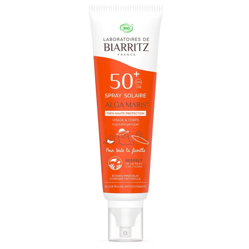 BIO-Sonnenspray Gesicht & Körper LSF 50+ - 150ml - Laboratoires de Biarritz