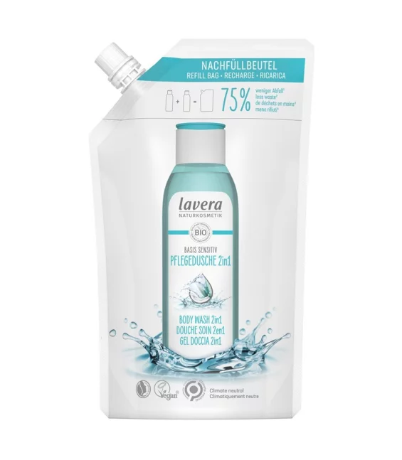 Nachfüll BIO-Pflegedusche für Haut & Haar Keratin - 500ml - Lavera