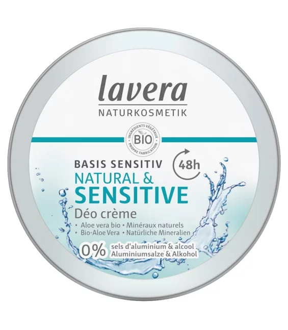 BIO-Deo Creme 48H Natural & Sensitive Aloe Vera - 50ml - Lavera