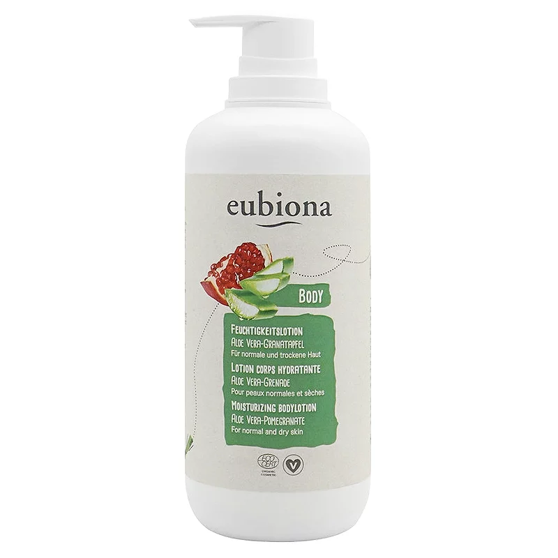 Lotion corps hydratante BIO ﻿aloe vera & grenade - 500ml - Eubiona