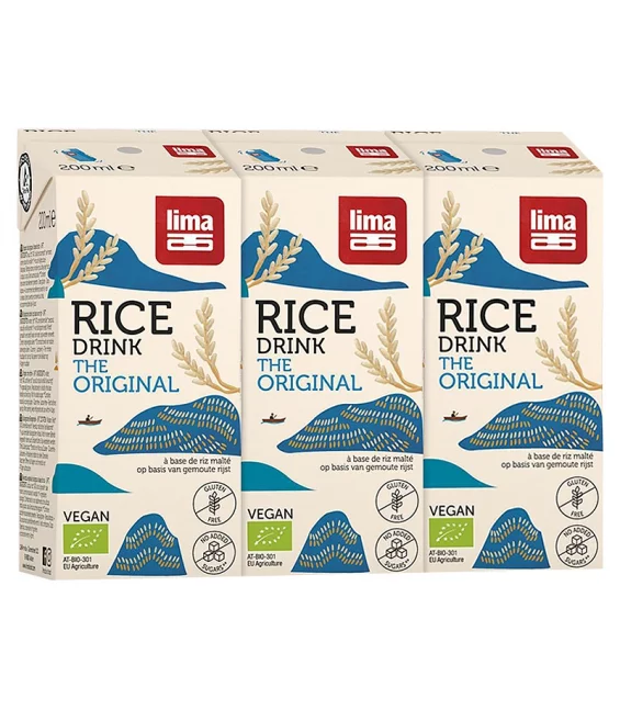 BIO-Rice Drink Original - 3x200ml - Lima