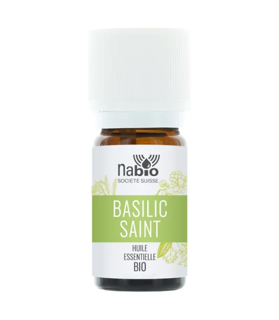 Huile essentielle BIO Basilic saint - 10ml - Nabio