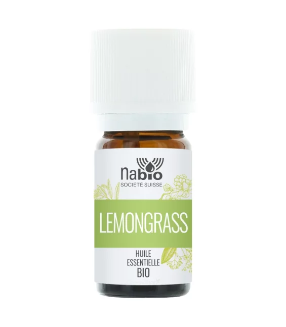Huile essentielle BIO Lemongrass - 10ml - Nabio