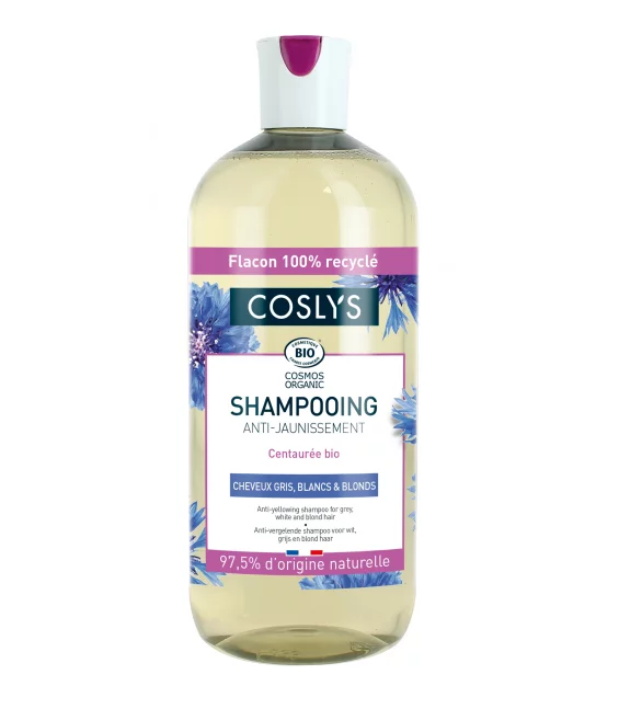 Shampooing anti-jaunissement BIO centaurée - 500ml - Coslys
