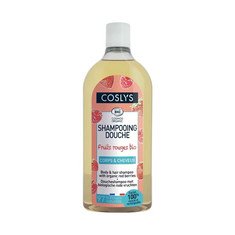 Shampooing douche BIO fruits rouges - 750ml - Coslys