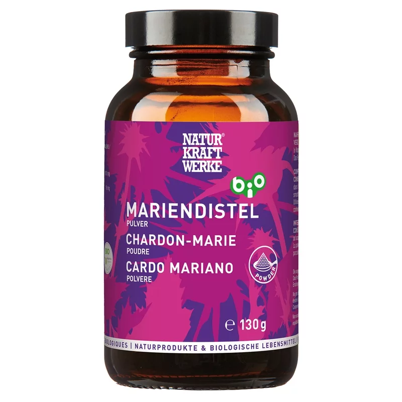 BIO-Mariendistel Pulver - 130g - NaturKraftWerke