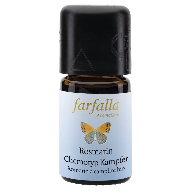 Ätherisches Öl Rosmarin Chemotyp Kampfer BIO - 5ml - Farfalla