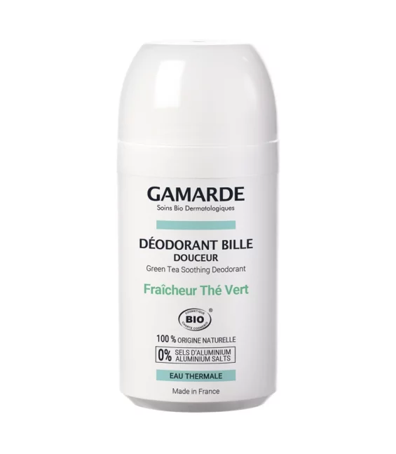 Déodorant à bille douceur fraîcheur BIO eau thermale - 50ml - Gamarde