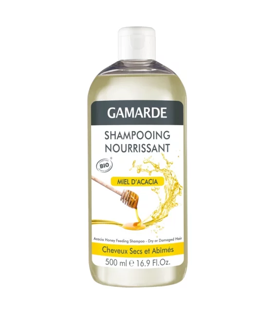 Shampooing nourrissant BIO miel d'acacia & eau thermale - 500ml - Gamarde