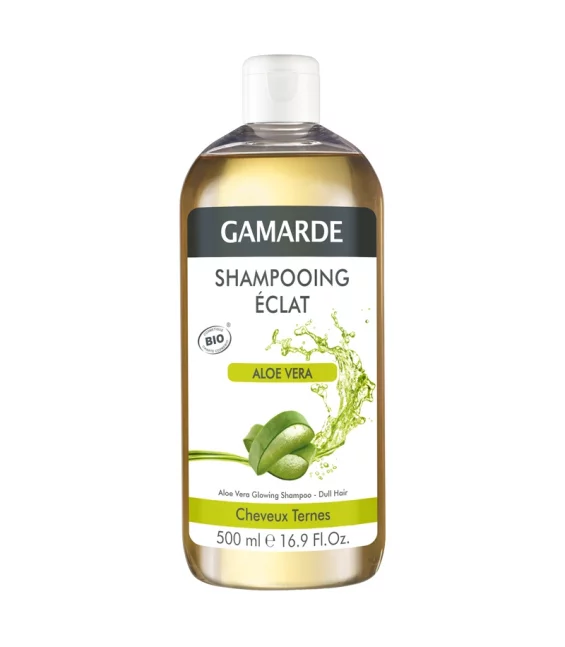 Shampooing éclat BIO aloe vera & eau thermale - 500ml - Gamarde
