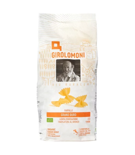 Farfalle blé demi-complet Graziella Ra BIO - 500g - Girolomoni