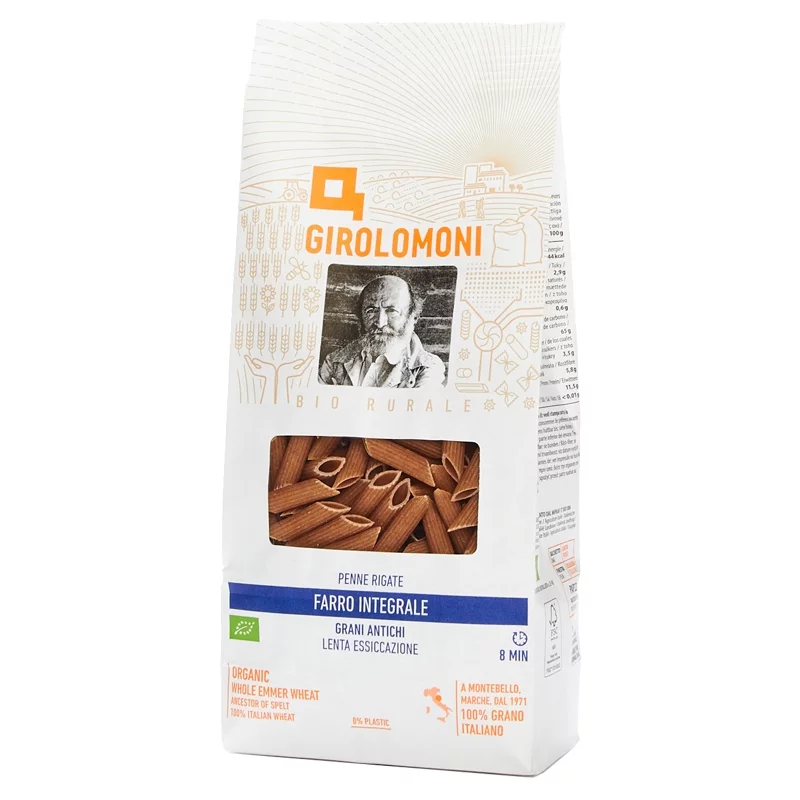 BIO-Penne Rigate Vollkorn-Dinkel - 500g - Girolomoni