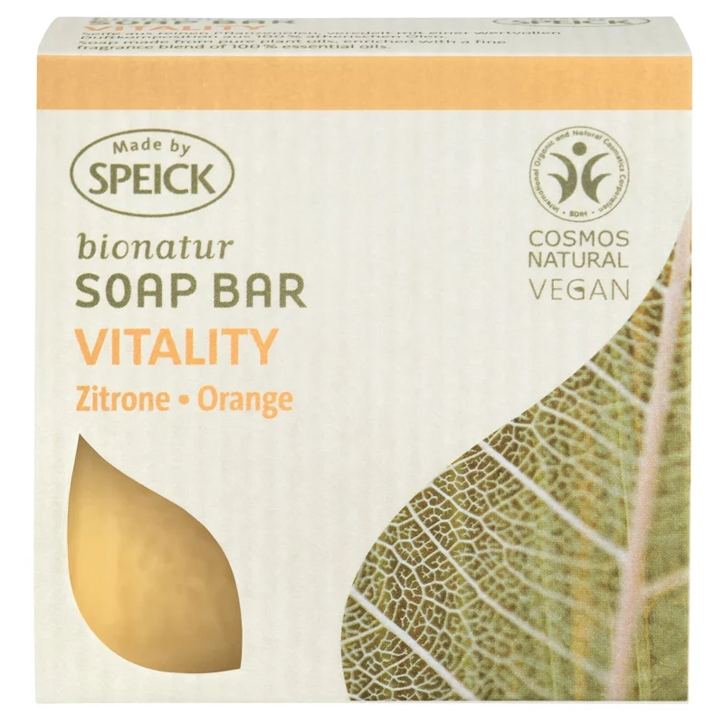 Savon naturel Vitality citron & orange - 100g - Speick