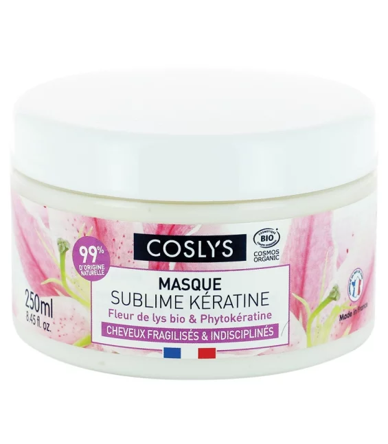 Masque sublime kératine BIO phytokératine & lys - 250ml - Coslys