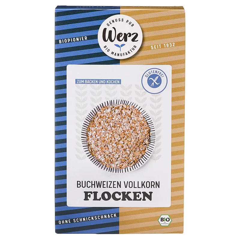 Vollkorn BIO-Buchweizen Flocken - 250g - Werz