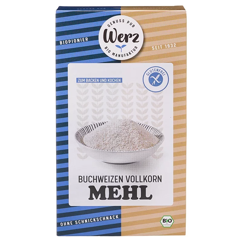 Vollkorn BIO-Buchweizen Mehl - 1kg - Werz