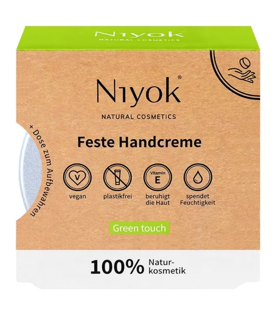 Natürliche feste Handcreme Green touch - 50g - Niyok