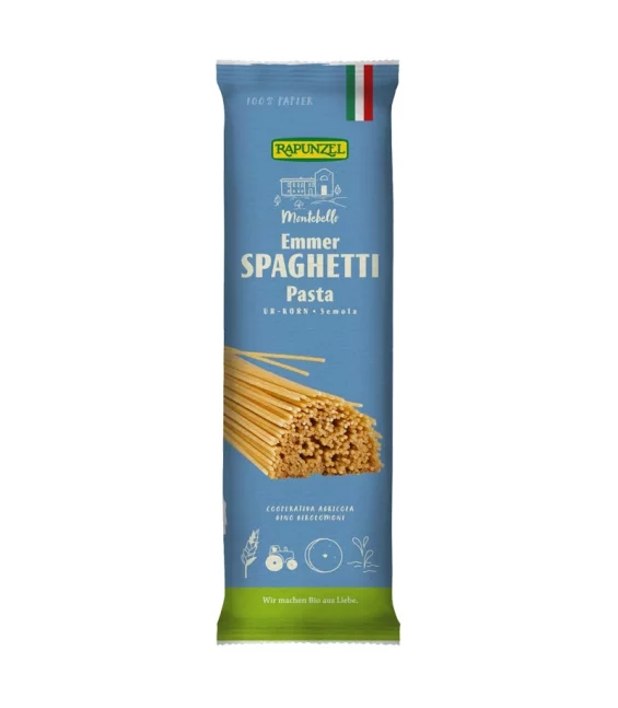 Spaghetti au blé amidonnier semola BIO - 500g - Rapunzel
